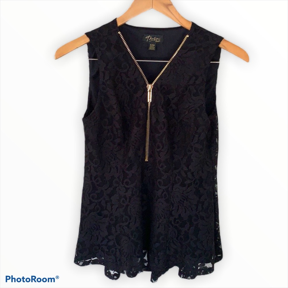 Peplum lace top
